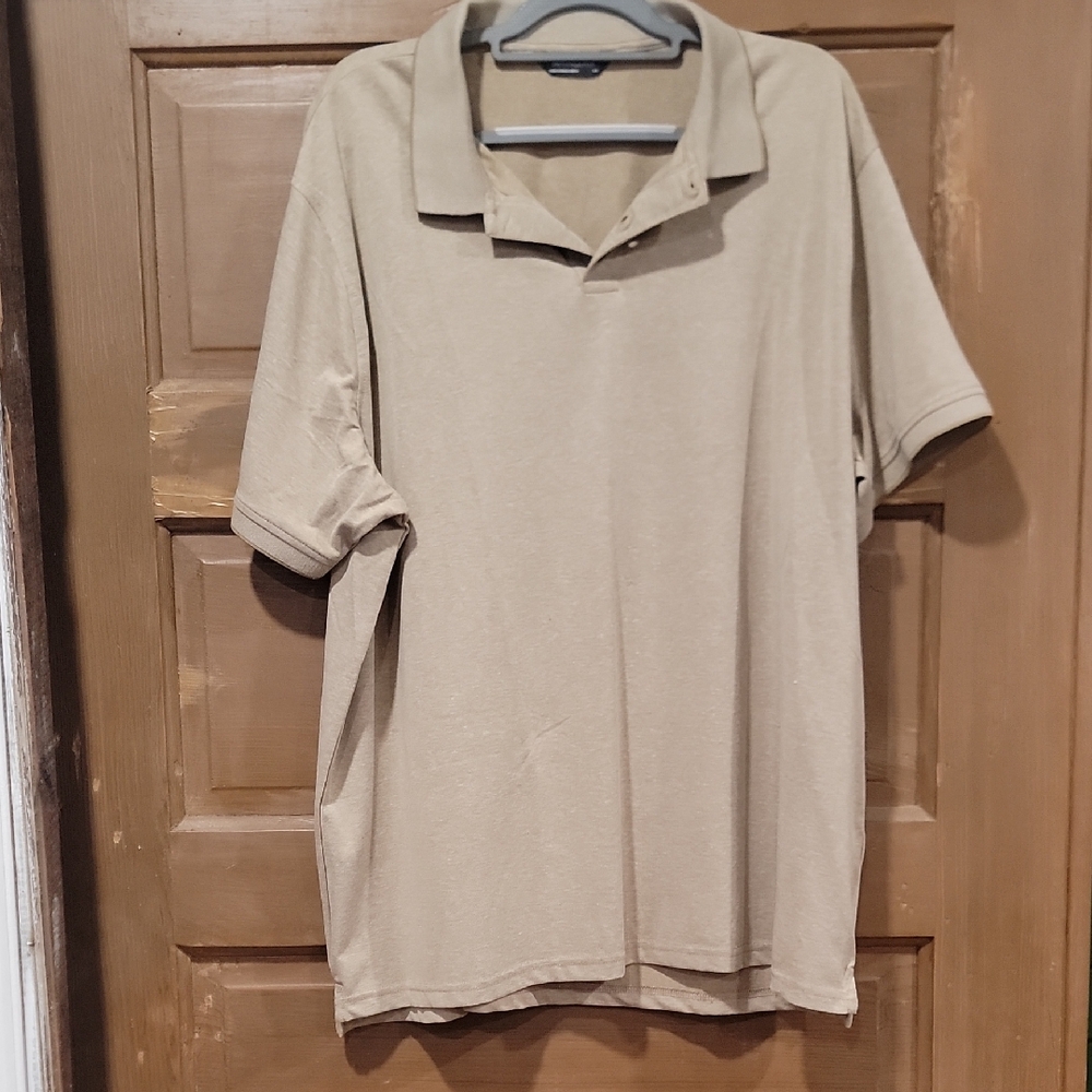 Men's Beige Polo Shirt